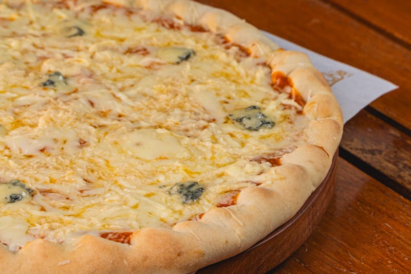 Fresh ingredients spread used at the pizza factory